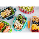 Ello 10-piece Glass Meal Prep Food Storage Container Set