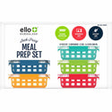 Ello 10-piece Glass Meal Prep Food Storage Container Set