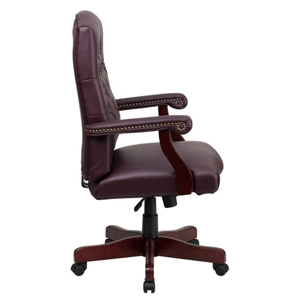 Executive Swivel Leather Office Chair