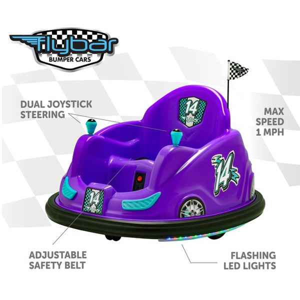 Flybar 6V Bumper Car, Battery Powered Ride On