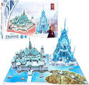 Frozen 2  Arendelle & Ice Castle 343 Piece 3D Puzzle Set