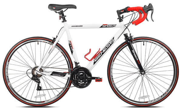 Genesis 700c Saber Men's Road Bike, Large - White