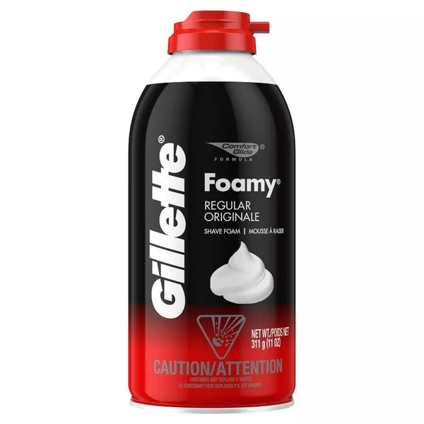 Gillette Foamy Shaving Cream, Regular 311 g