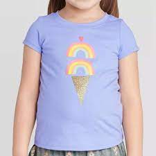 Girl's T-Shirt Purple (4-5)