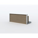 Hi Teak Rectangular 2 Person Laminate Reception Desk