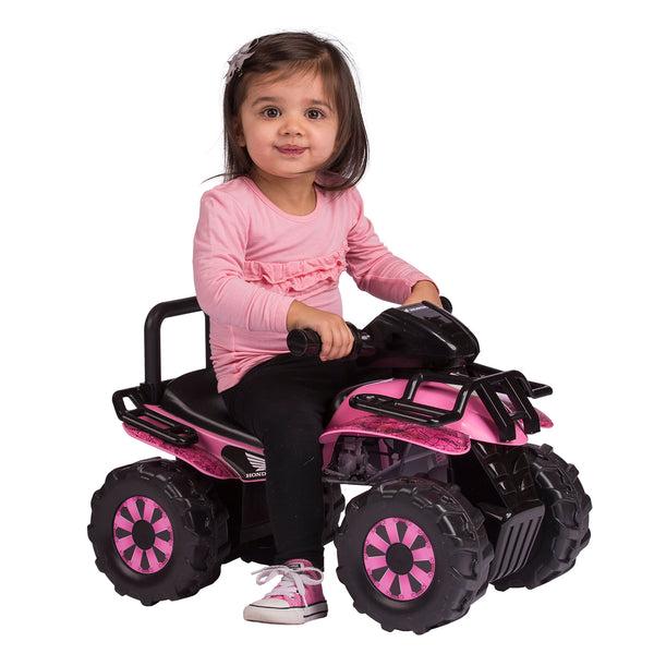 Honda Pink HD Camo Utility ATV Ride-On