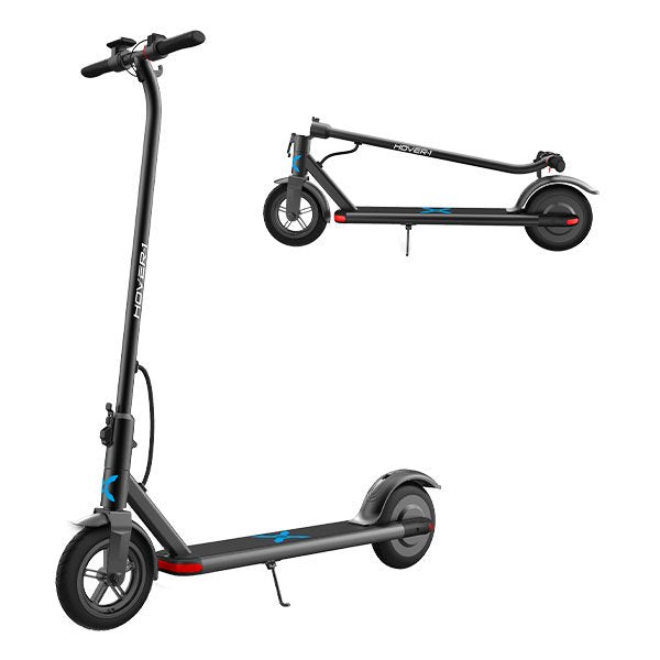 Hover-1 Dynamo Electric Folding Scooter, LCD Display, Air-Filled Tires, 16 MPH Max Speed - Black