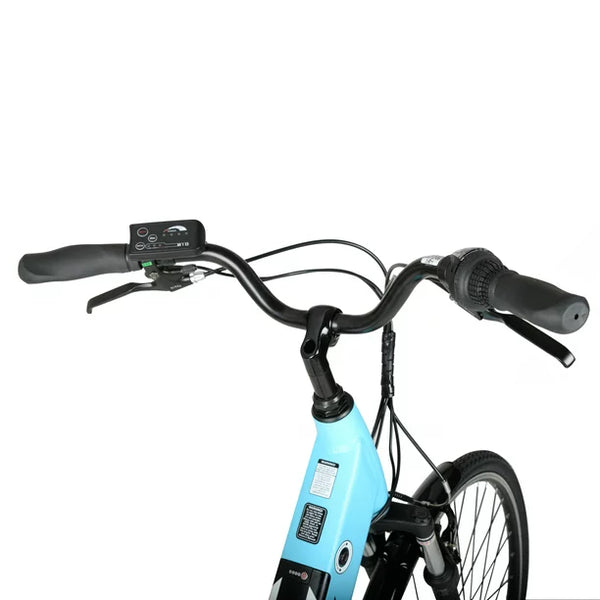 Hyper E-Ride Electric Bike, 36 Volt Battery, 700C Wheels, Blue