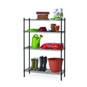 Hyper Tough 4 Tier Wire Shelving Unit, Black