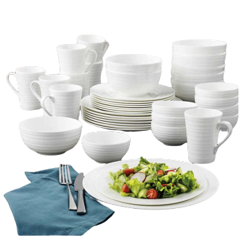 Mikasa Swirl 40-piece Dinnerware Set