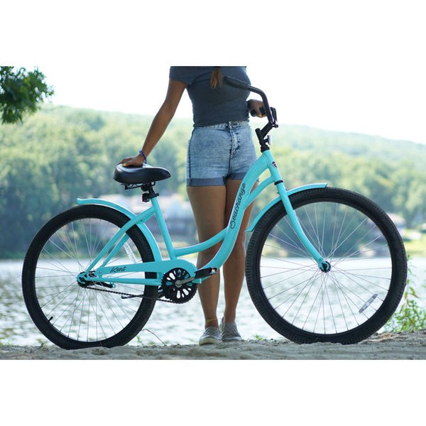 Kent, 26 In. Ladies Sea change, Beach Cruiser Bicycle, Blue