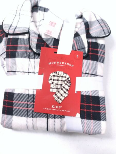 Kids Plaid Flannel Sleepwear Set (12 months / 4/5/8/12)