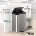 Kohler 47L Step Trash Bin