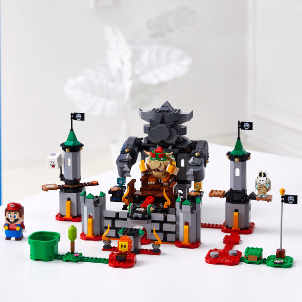 LEGO Super Mario Bowser’s Castle Boss Battle Expansion Set 71369 Building Toy for Kids (1,010 Pieces)