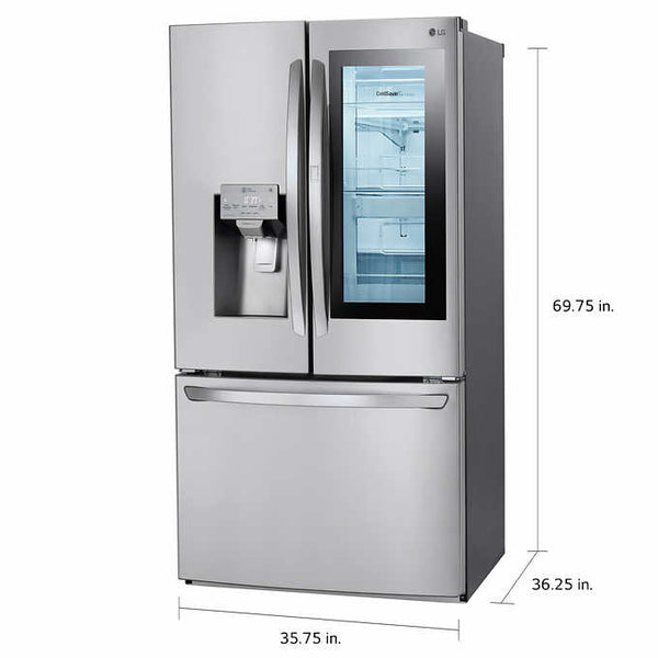 LG 27.5 cu. ft. Wi-Fi Enabled InstaView Refrigerator with Door-In-Door