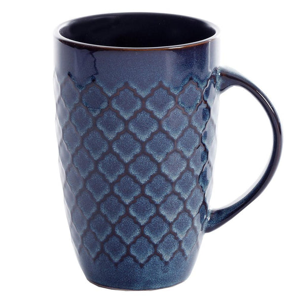 Laurie Gates Embossed 22oz Mug set, 4-piece