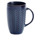 Laurie Gates Embossed 22oz Mug set, 4-piece