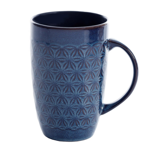 Laurie Gates Embossed 22oz Mug set, 4-piece