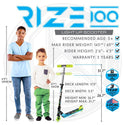 Madd Gear Rize Light-Up Scooter - Blue-Green