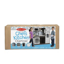 Chef’s Pretend Play Toy Kitchen With “Ice” Cube Dispenser – Charcoal