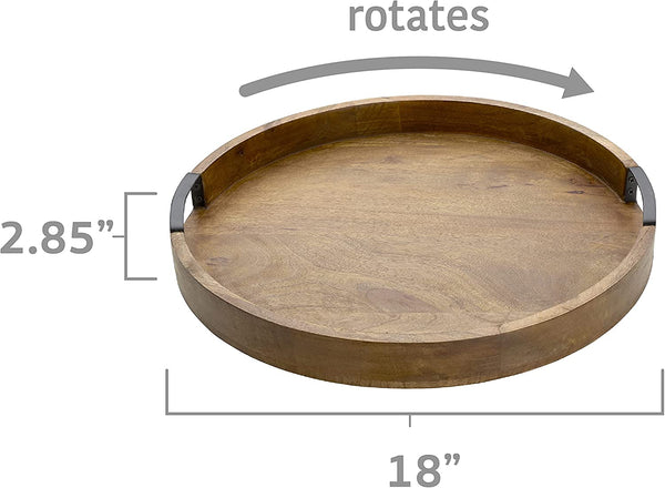 Mikasa Gourmet Basics Lazy Susan Serving Tray