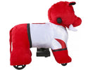 NCAA Arkansas 6V Plush Ride-On, Red