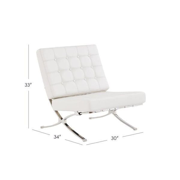 Ortrud 30 Inches Wide Tufted Lounge Chair