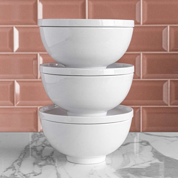 Overandback 6-piece Bowl and Lid/plate Set