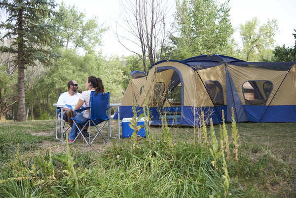 Ozark Trail 14-Person 4-Room Base Camp Tent, with 4 Separate Entrances