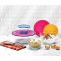 Pyrex 8-piece Sculpted Mixing Bowl Set with Lids