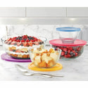 Pyrex 8-piece Sculpted Mixing Bowl Set with Lids