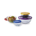 Pyrex 8-piece Sculpted Mixing Bowl Set with Lids