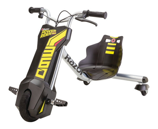 Razor PowerRider 360 Electric Tricycle Yellow/ Black