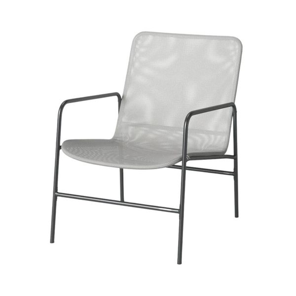 Mesh Accent Lounge Chair - Gray