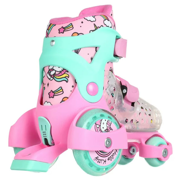 Adjustable Hello Kitty Skate Rollers, US Size 11-2 / EUR 28-33