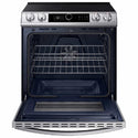 Samsung 6.3 cu. ft. Front Control Slide-in Electric Range with Smart Dial & Air Fry Stainless Steel