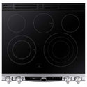 Samsung 6.3 cu. ft. Front Control Slide-in Electric Range with Smart Dial & Air Fry Stainless Steel