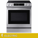 Samsung 6.3 cu. ft. Front Control Slide-in Electric Range with Smart Dial & Air Fry Stainless Steel