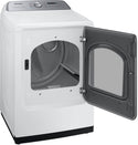 Samsung 7.4 cu. ft. Smart Electric Dryer with Steam Sanitize+ in White