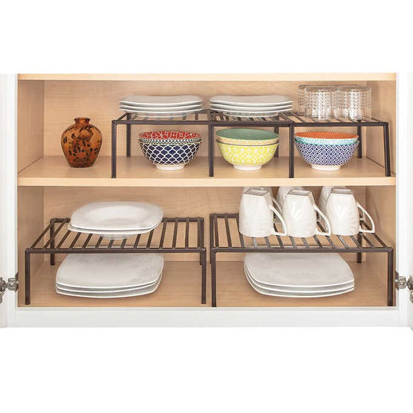 Smart Design Premium Cabinet Storage Extendable Shelf