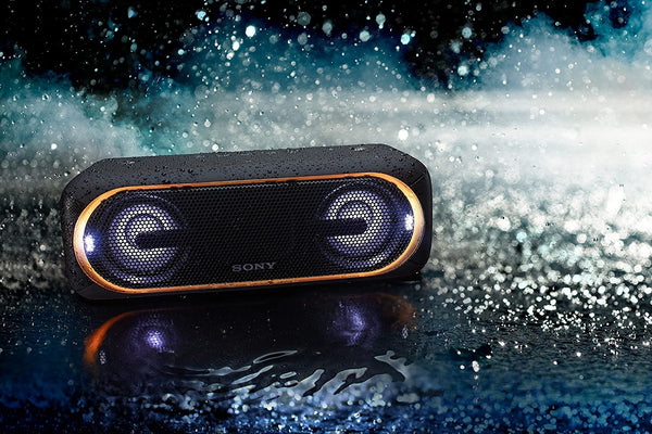 Sony XB40 Portable Wireless Speaker with Bluetooth and Speaker Lights, Black