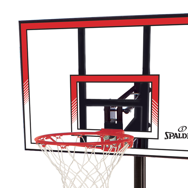 Spalding Ratchet Lift 44 Inches Polycarbonate Portable Basketball Hoop