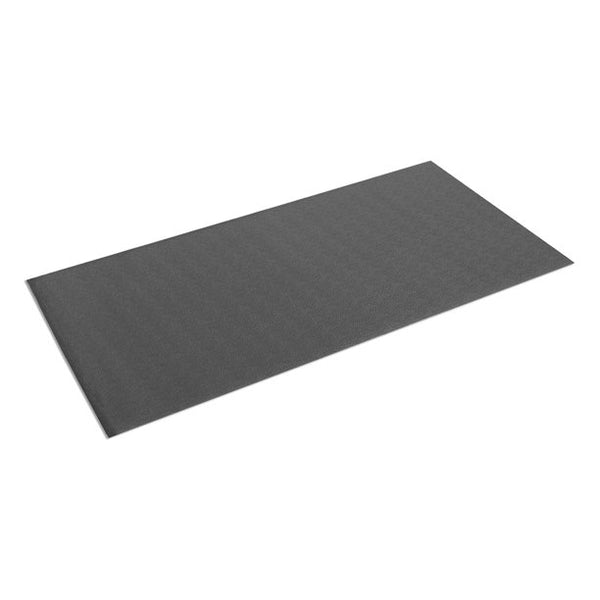 SuperMats - TreadmillMat - Standard Quality Dense Foam Vinyl - Fitness Equipment Mat, Gray, 36 x 78