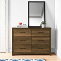 Walter 6 Drawers Double Dresser Knotty Oak