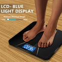 Digital Electronic LCD Personal Glass Bathroom Body Weight Weighing Scale