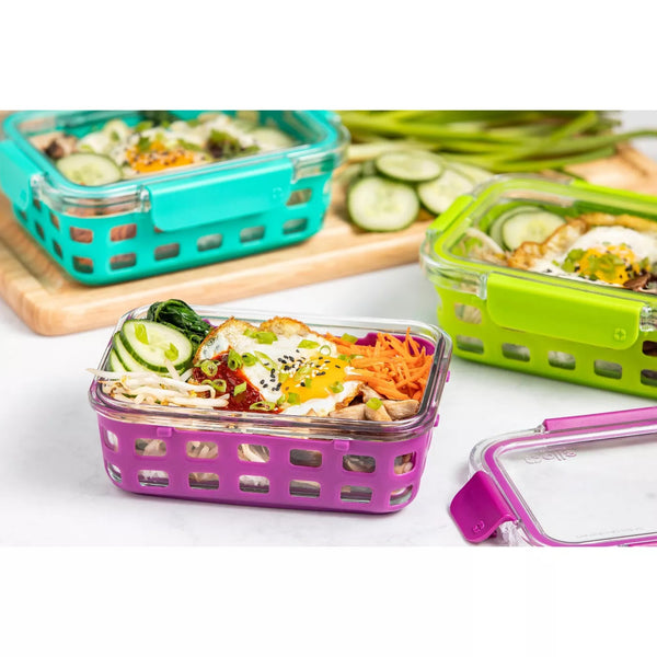 Ello 10-piece Glass Meal Prep Food Storage Container Set